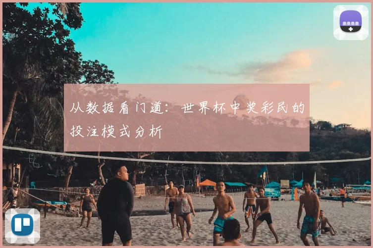 从数据看门道：世界杯中奖彩民的投注模式分析