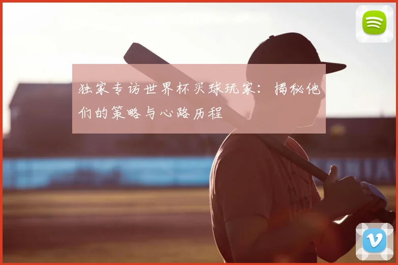 独家专访世界杯买球玩家:揭秘他们的策略与心路历程