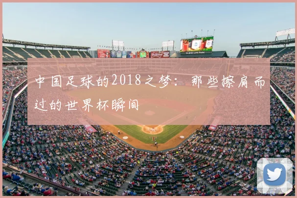 中国足球的2018之梦：那些擦肩而过的世界杯瞬间