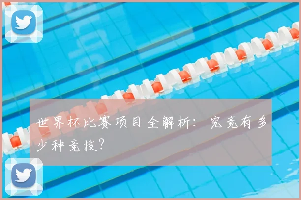 世界杯比赛项目全解析：究竟有多少种竞技？