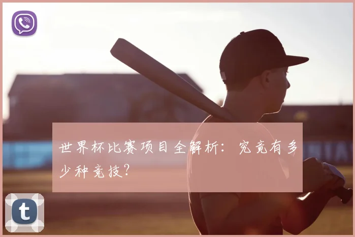世界杯比赛项目全解析：究竟有多少种竞技？